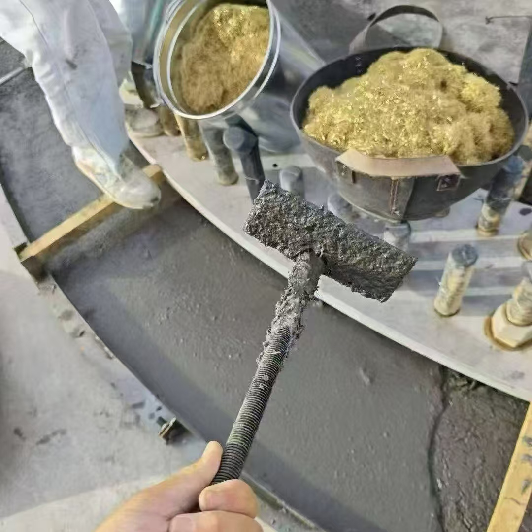 信阳C120钢纤维高强无收灌浆料 轧机压缩机汽轮机发电机锻压设备底座灌浆材料